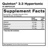 Quinton Hypertonic ampoules